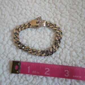 Lia Sophia cut crystal clasp bracelet